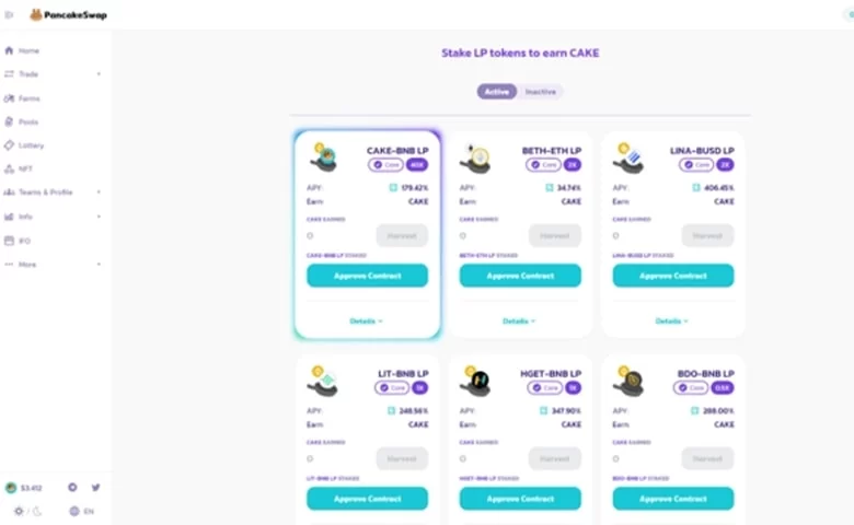 ثبت نام صرافی پنکیک سواپ